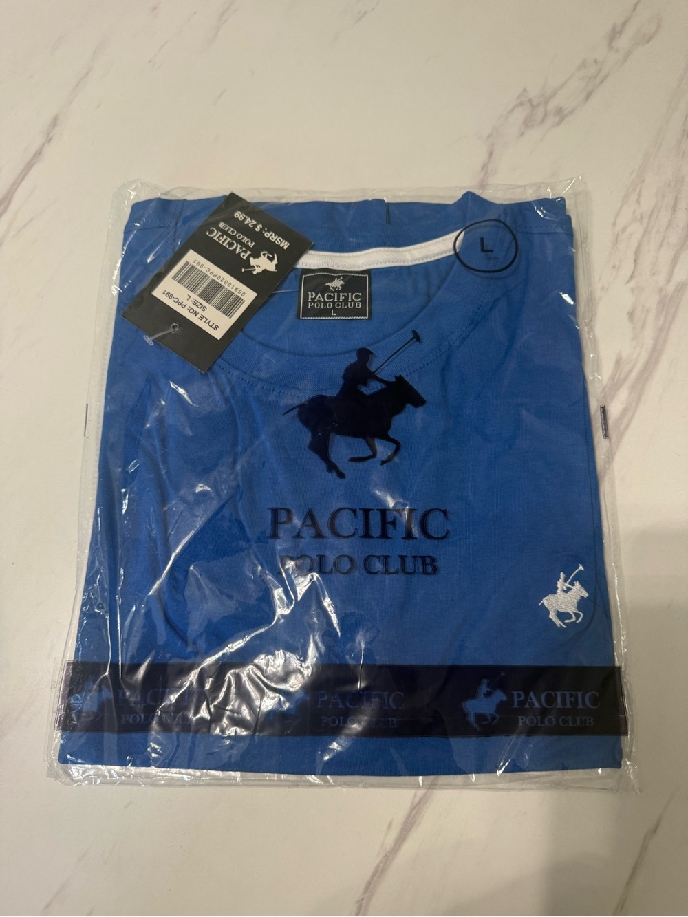 Men's Blue Logo T-Shirt